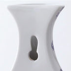 Vintage Blue & White Porcelain Wall Vase