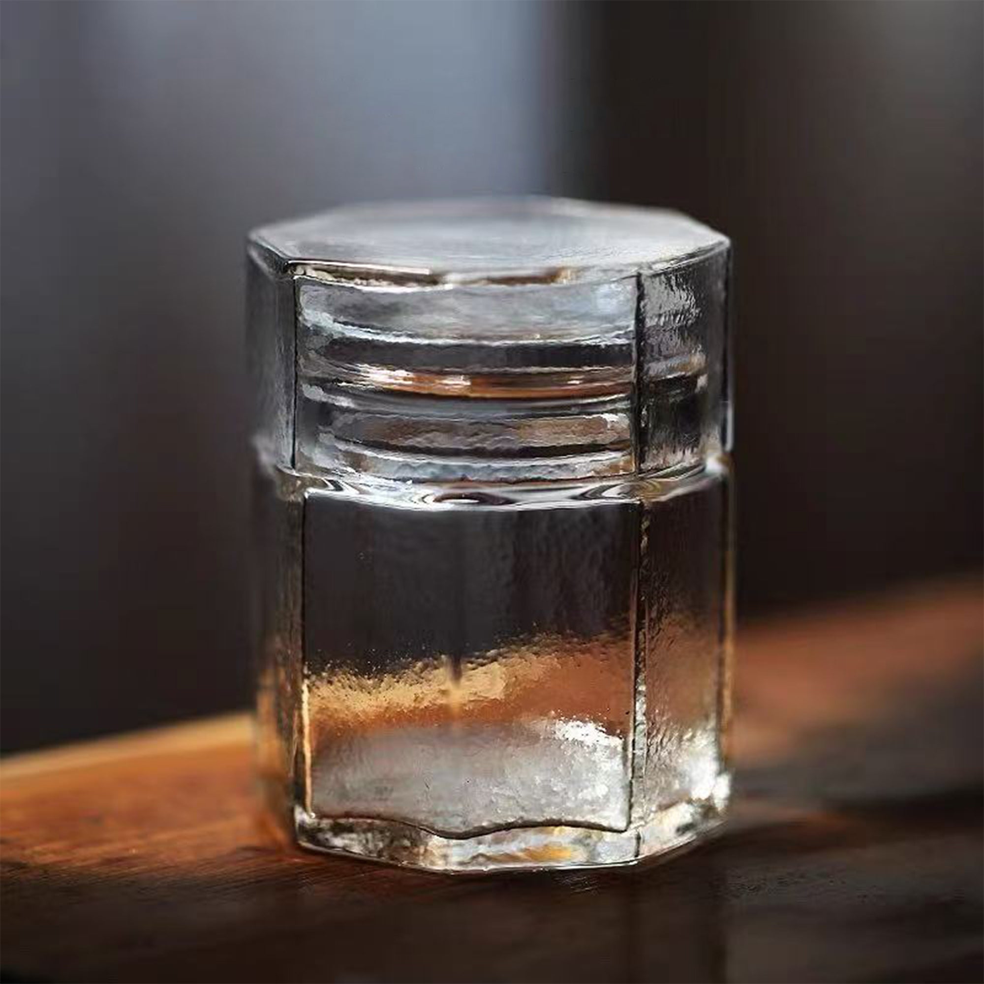 OctaMini Glass Tea Jar