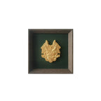 Asian-Inspired Golden Relief Framed Wall Art 215x215