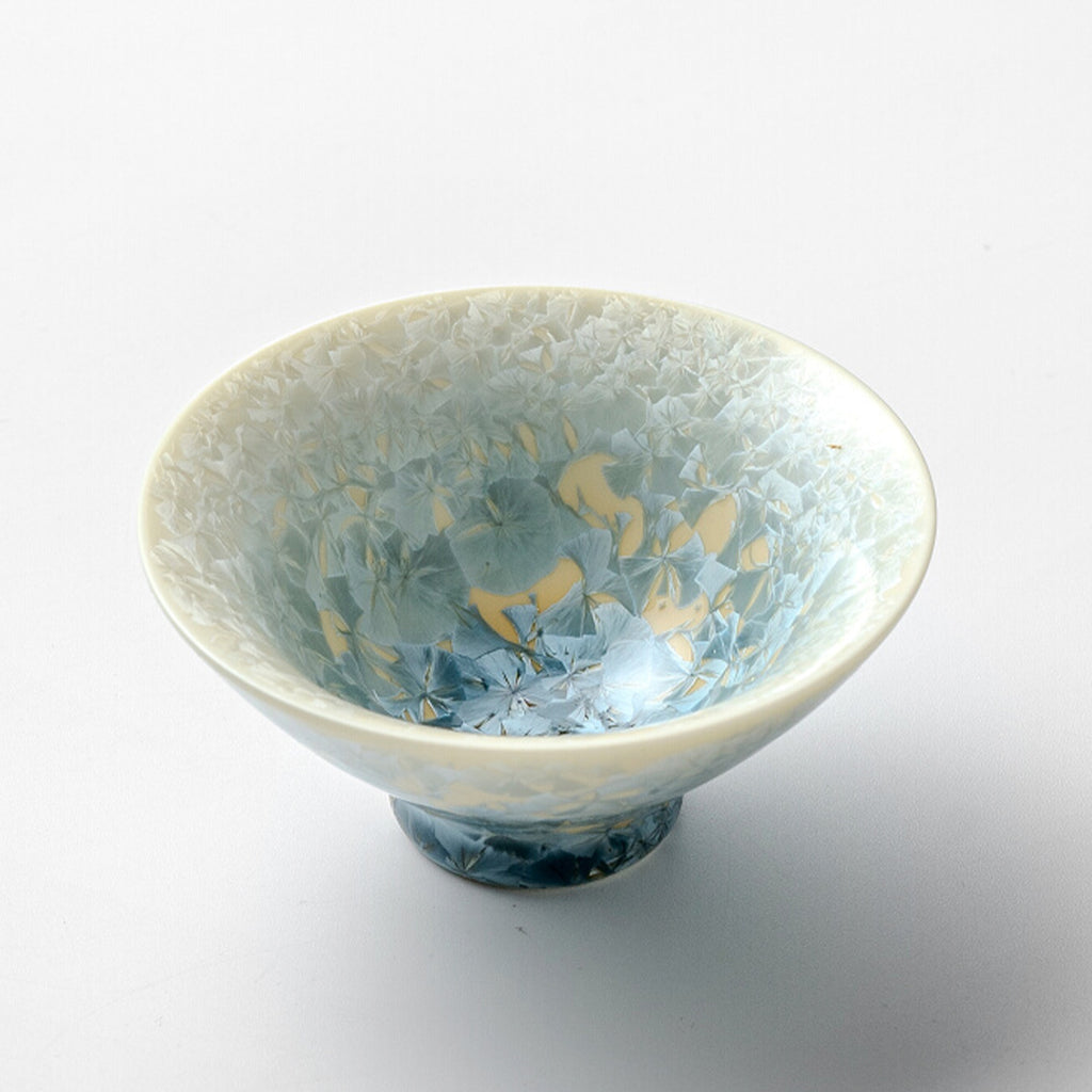 Glacier Bloom Crystal Teacup