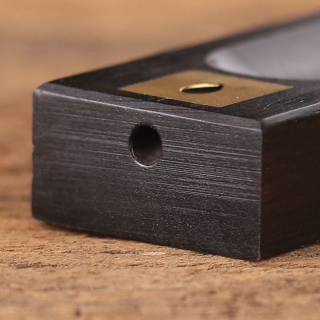 Ebony African Blackwood Brass Burner