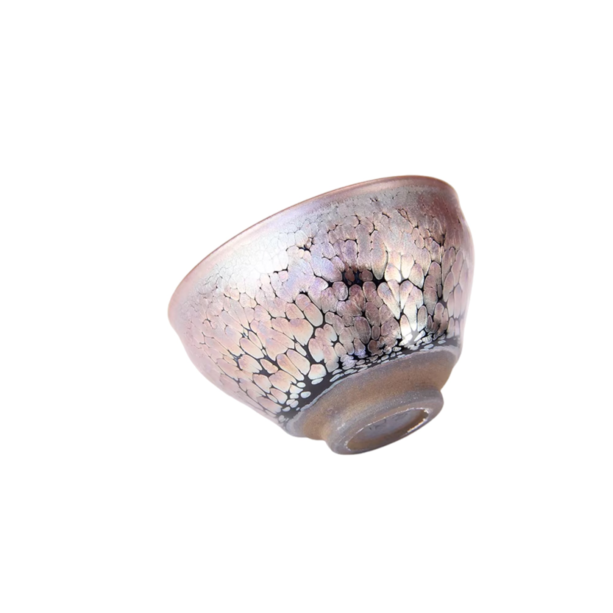 Tenmoku - Violet Flame & Molten Gold