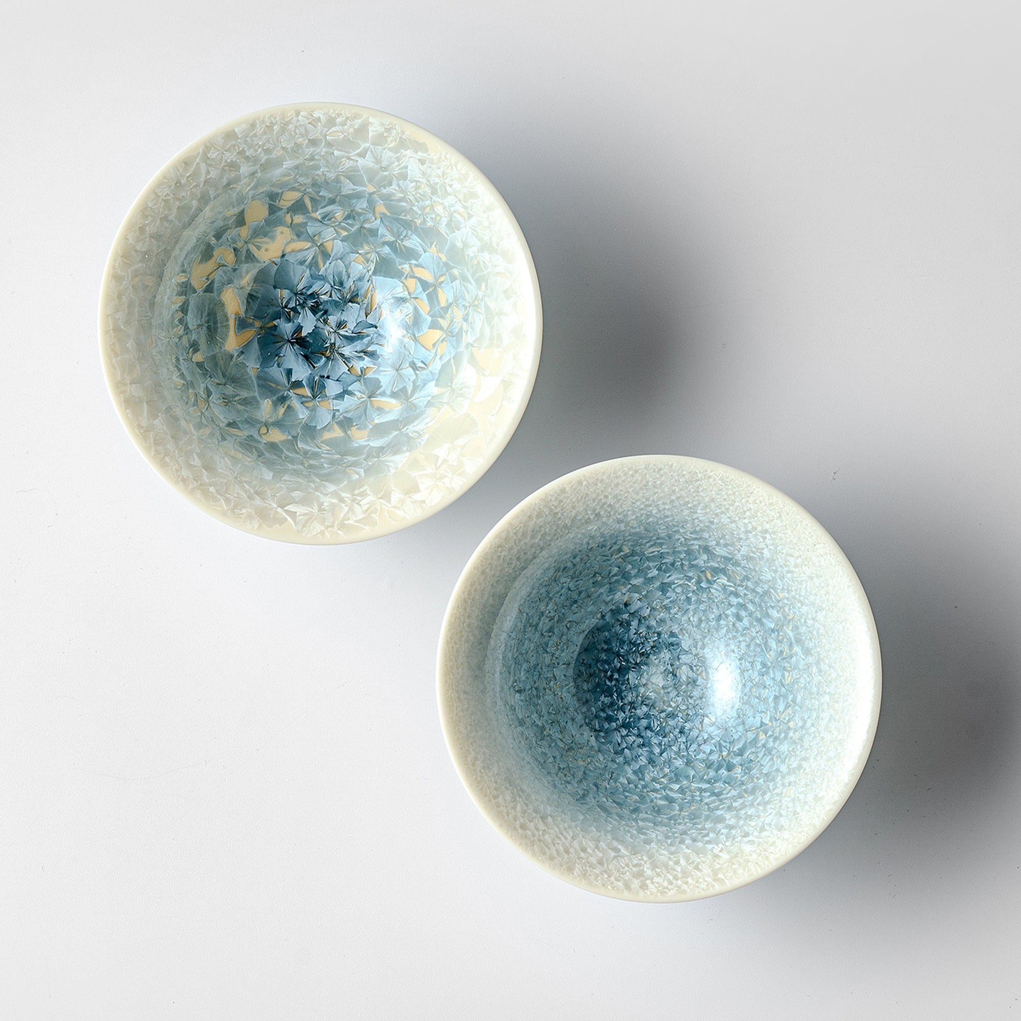 Glacier Bloom Crystal Teacup