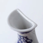 Vintage Blue & White Porcelain Wall Vase