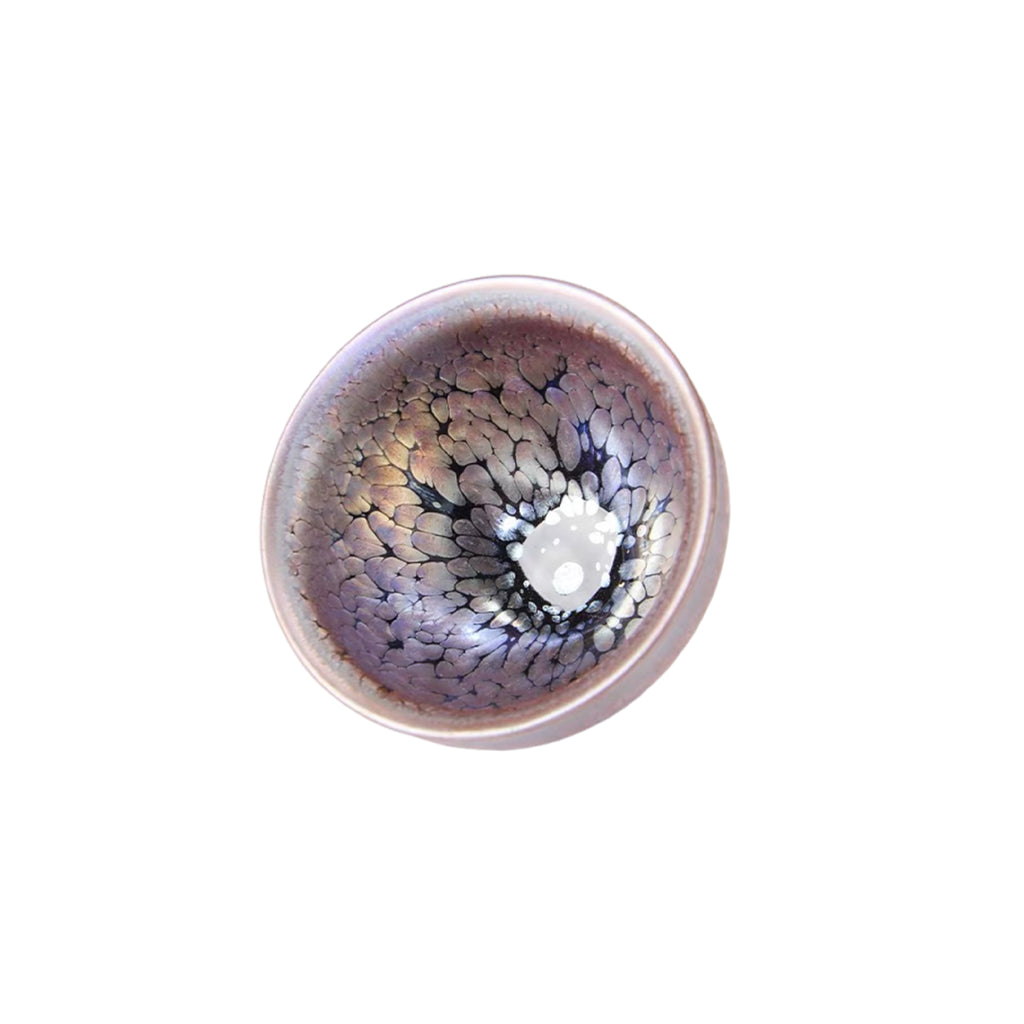 Tenmoku - Violet Flame & Molten Gold