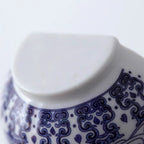 Vintage Blue & White Porcelain Wall Vase