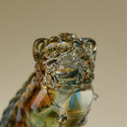 Guardian Lion Glass Incense Burner
