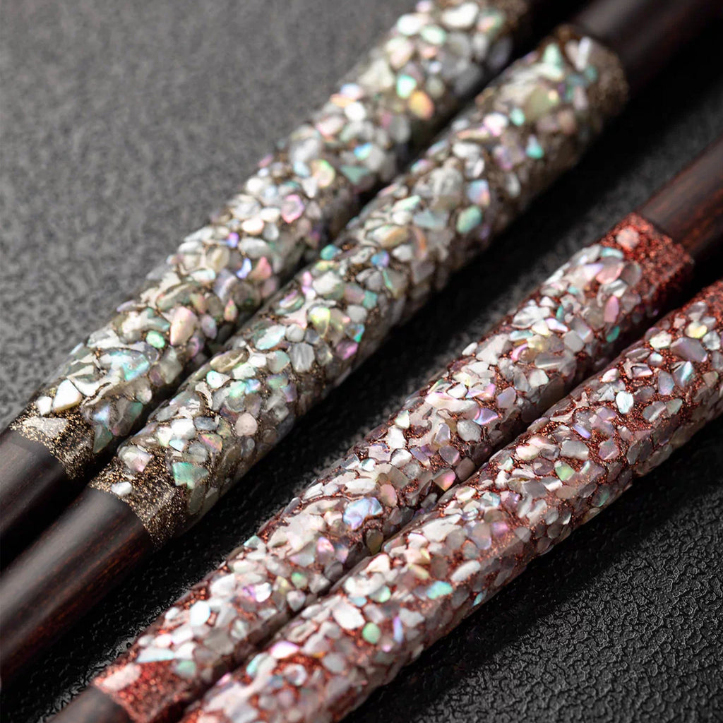 Lustrous Shell Inlay Chopsticks
