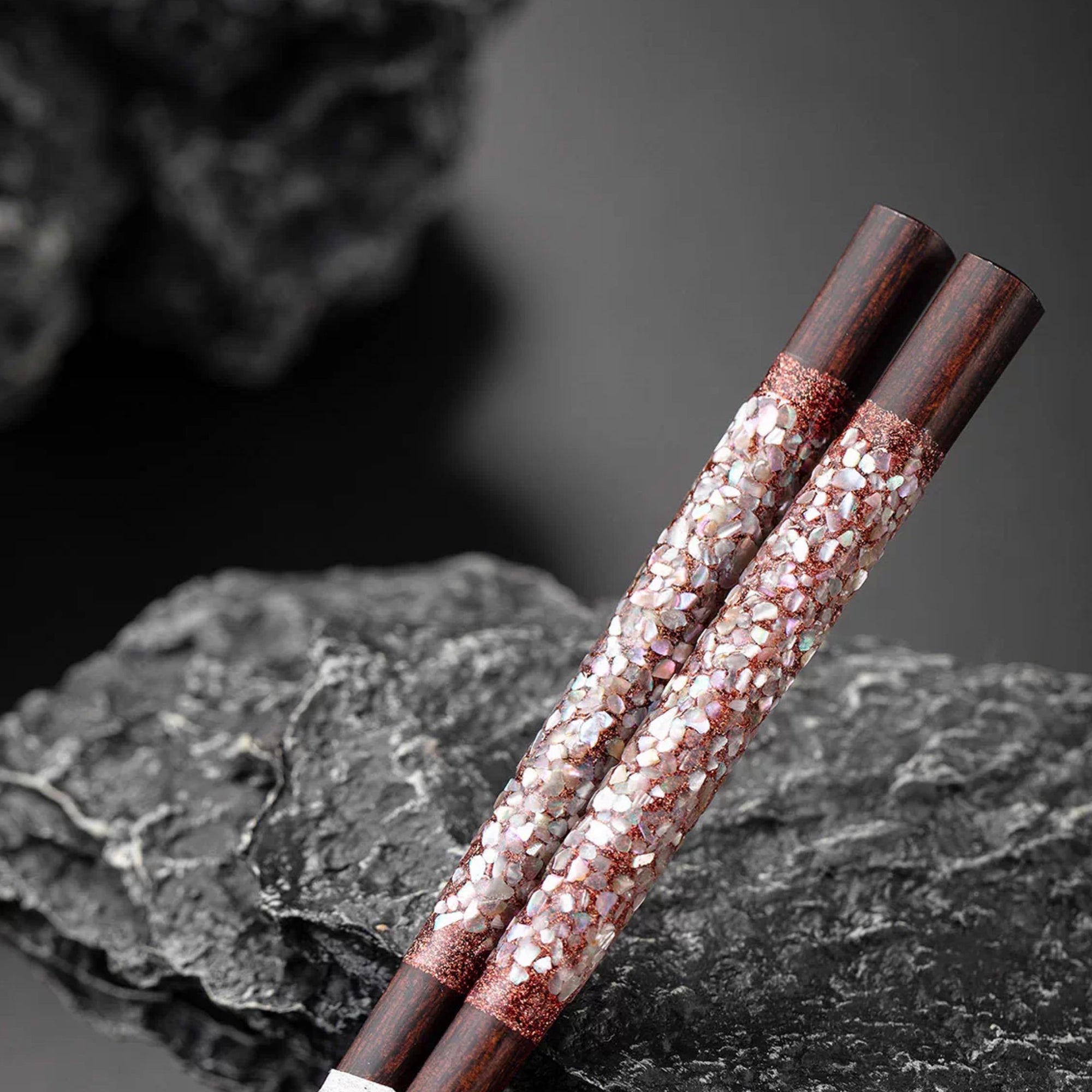 Lustrous Shell Inlay Chopsticks