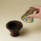Guardian Lion Glass Incense Burner