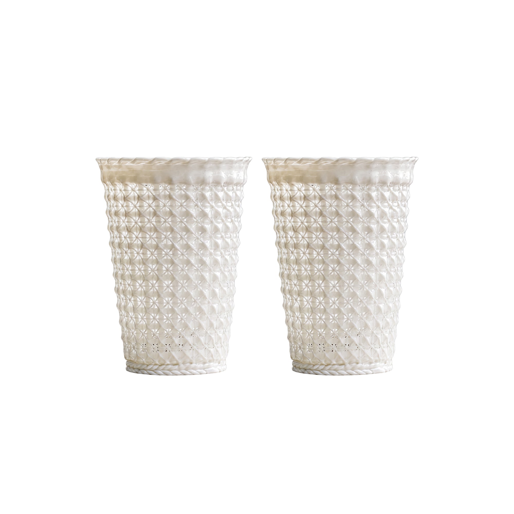 Nivelle Handwoven Ceramic Tumbler Set of 2