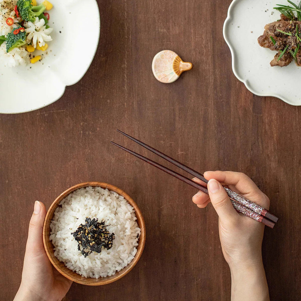 Lustrous Shell Inlay Chopsticks