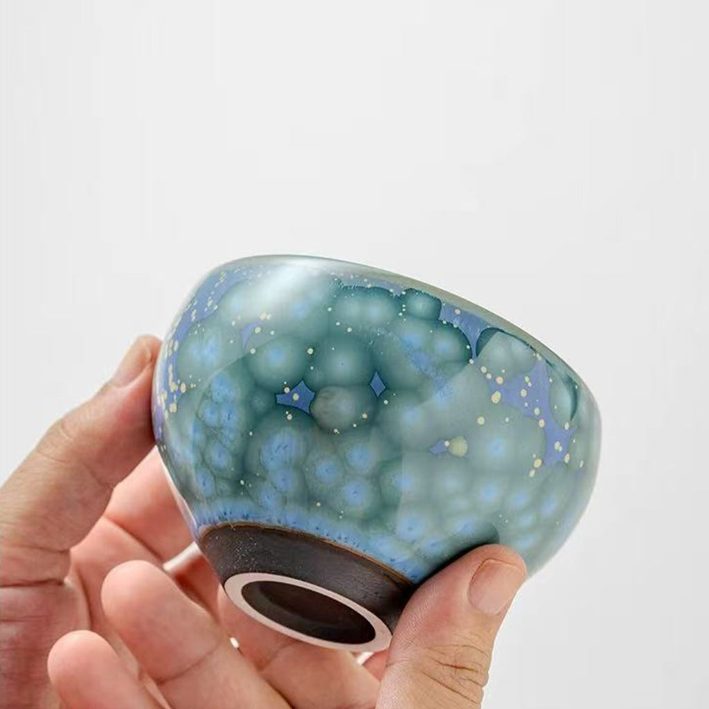 Starry Lagoon Crystal Teacup