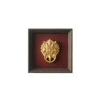 Asian-Inspired Golden Relief Framed Wall Art 215x215