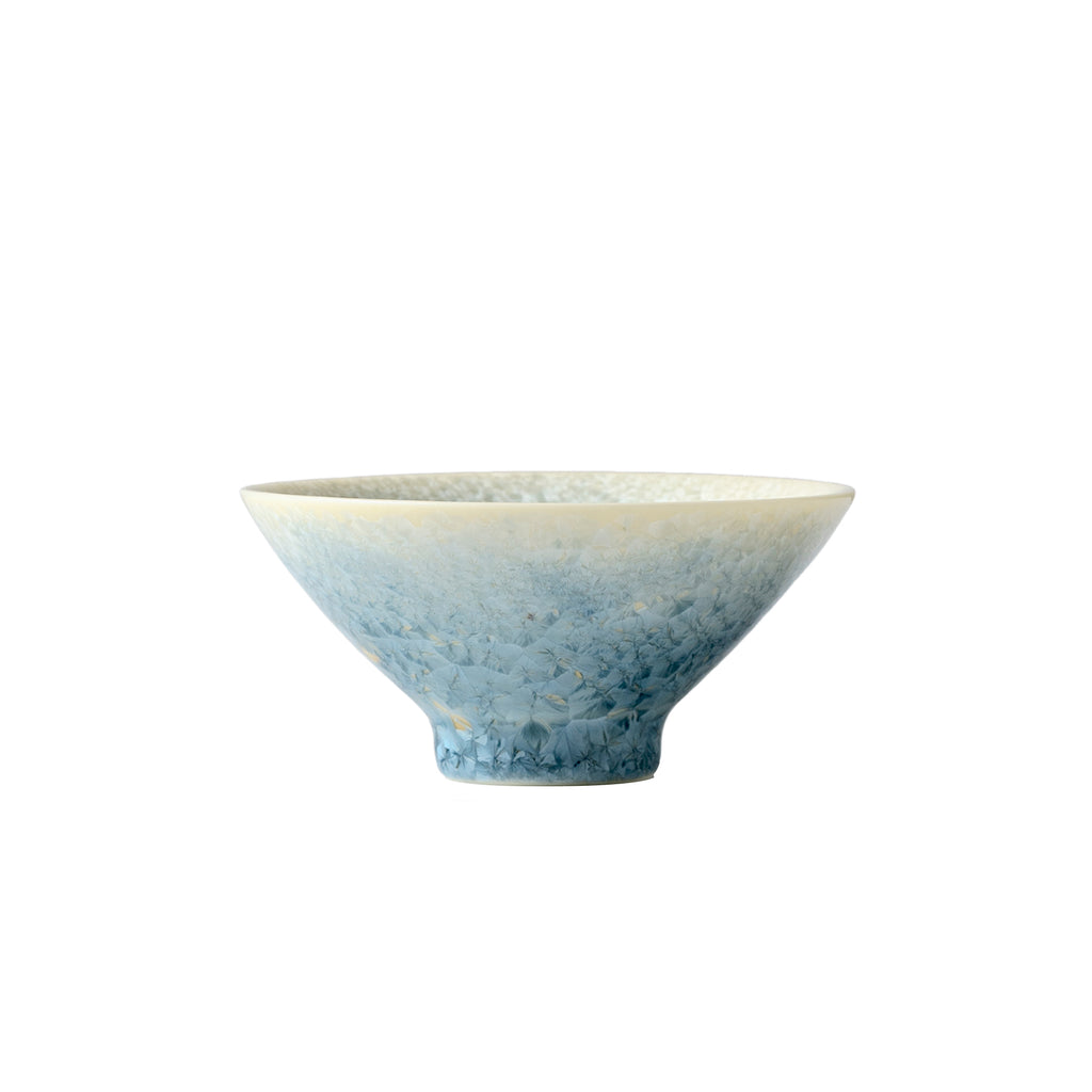 Glacier Bloom Crystal Teacup