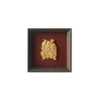 Asian-Inspired Golden Relief Framed Wall Art 215x215