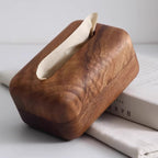 Walnut Luxe Tissue Box