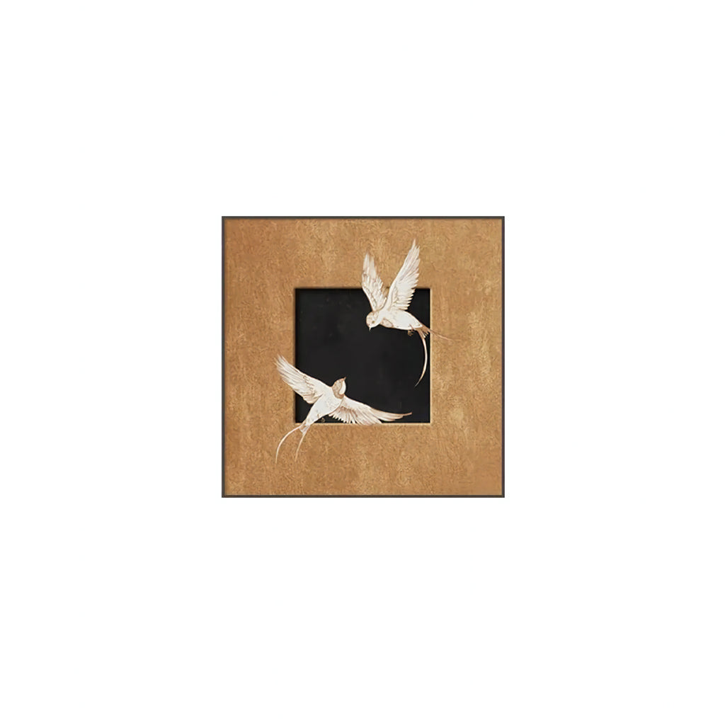 Butterfly Affection and Oriole Sentiment Wall Art 400x400