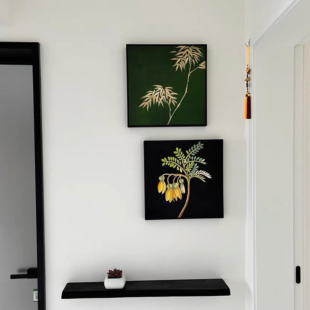 Spring Encounter with Bamboo Mural Wall Art 400x400