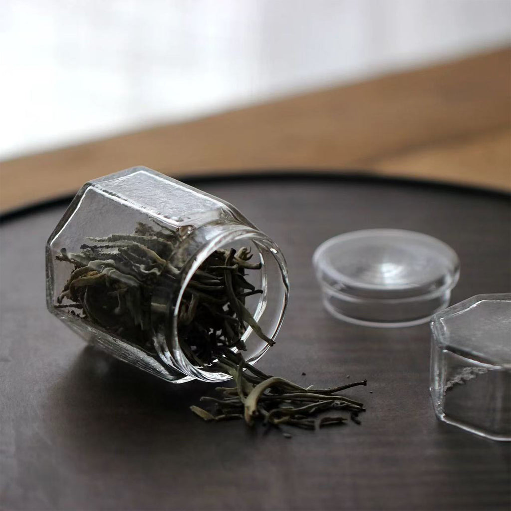OctaMini Glass Tea Jar
