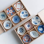 Arita Ware Floral 6 Plates Gift Set