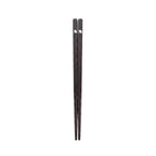 Noir Ginkgo Silver Leaf Ebony Chopsticks