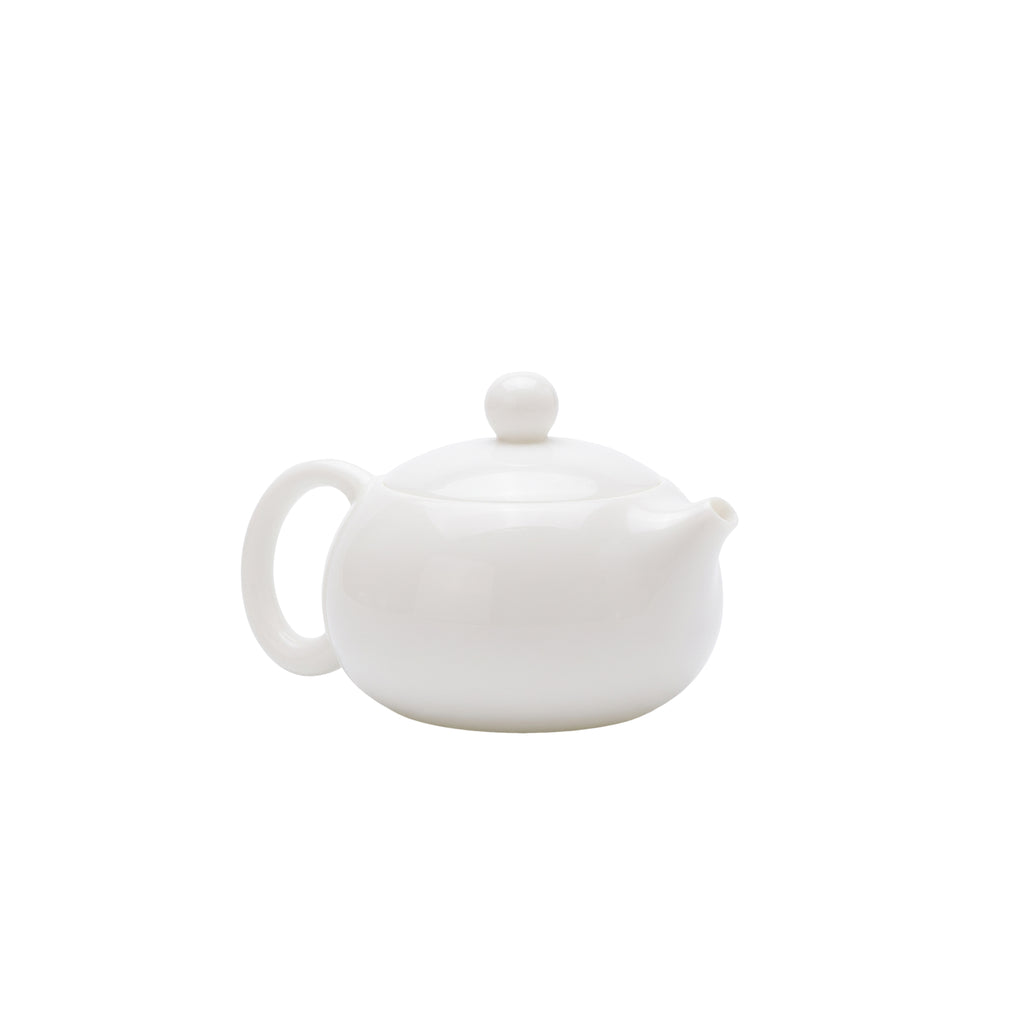 Jade Snow Gongfu Tea Set – 11-Piece White Porcelain Collection