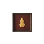 Asian-Inspired Golden Relief Framed Wall Art 215x215