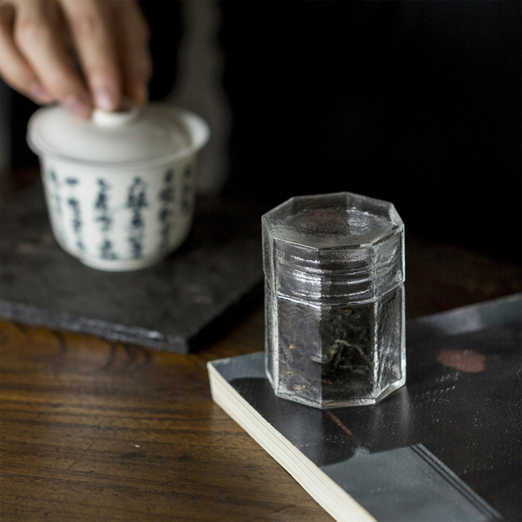 OctaMini Glass Tea Jar