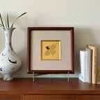 Golden Blessing Auspicious Bird Hand Painted Wall Art  270x270