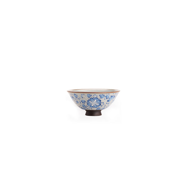 Silver-Thread Lotus Vine Conical Cup