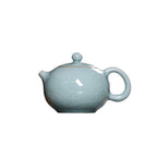 Leaf Crackle Tea Pot Cup Set