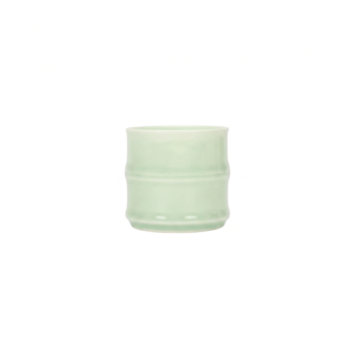 Bamboo Celadon Porcelain Candle | Moso Bamboo Soy Wax