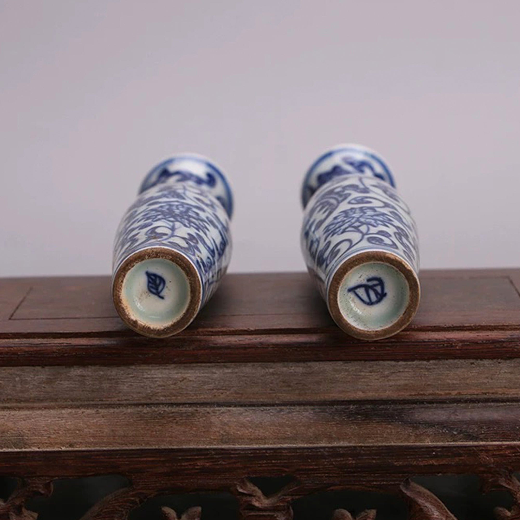 Lotus Vine and Willow Leaf Vase