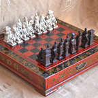 Terracotta Warriors Resin Chess Set