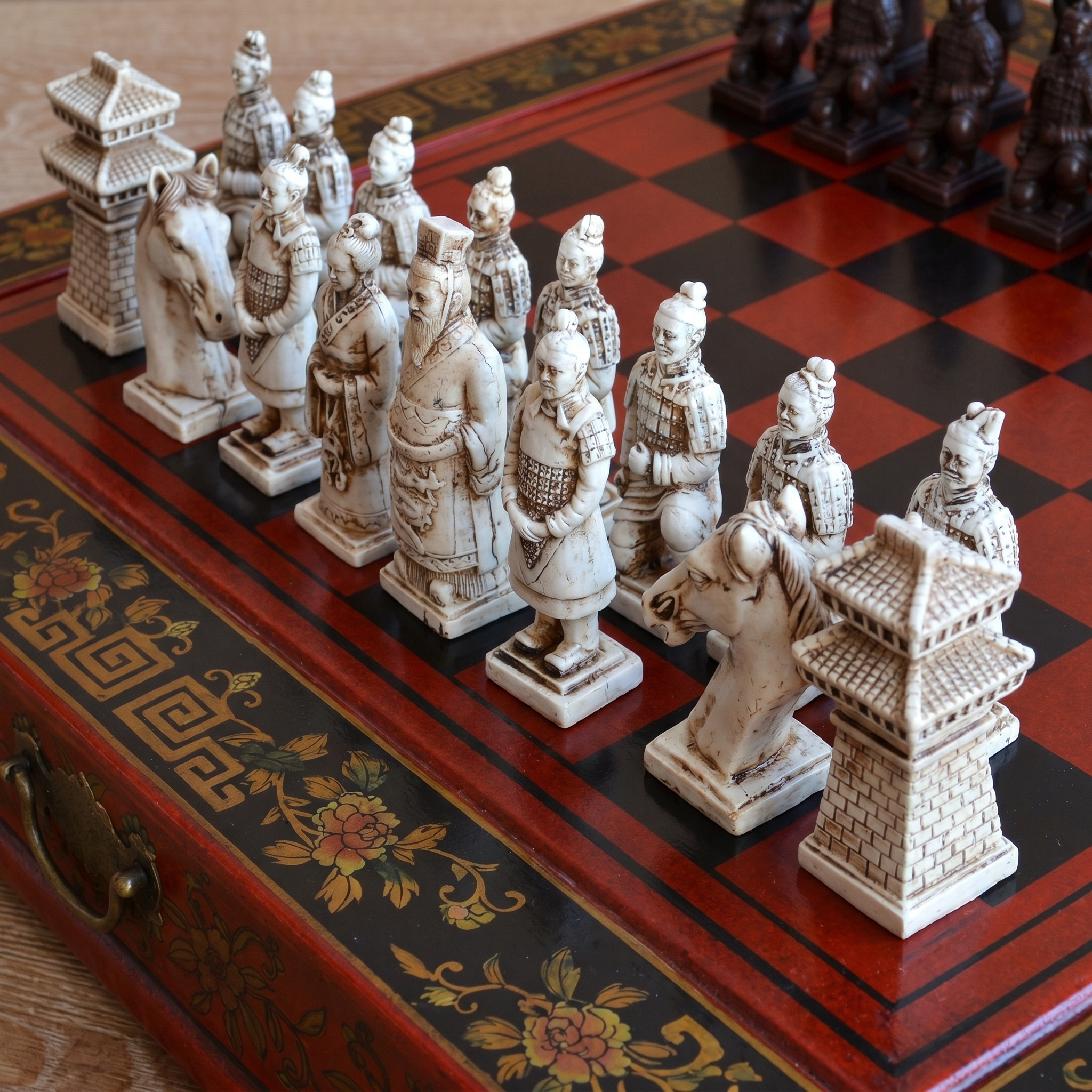 Terracotta Warriors Resin Chess Set