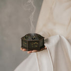 HexaMori Gilded Incense Burner Gift Set