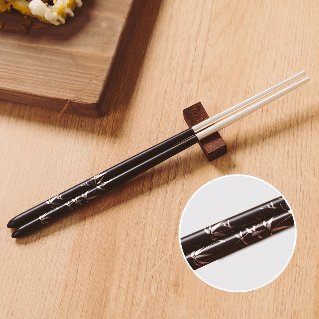 Sterling Silver Ebony Chopsticks
