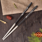 Sterling Silver Ebony Chopsticks