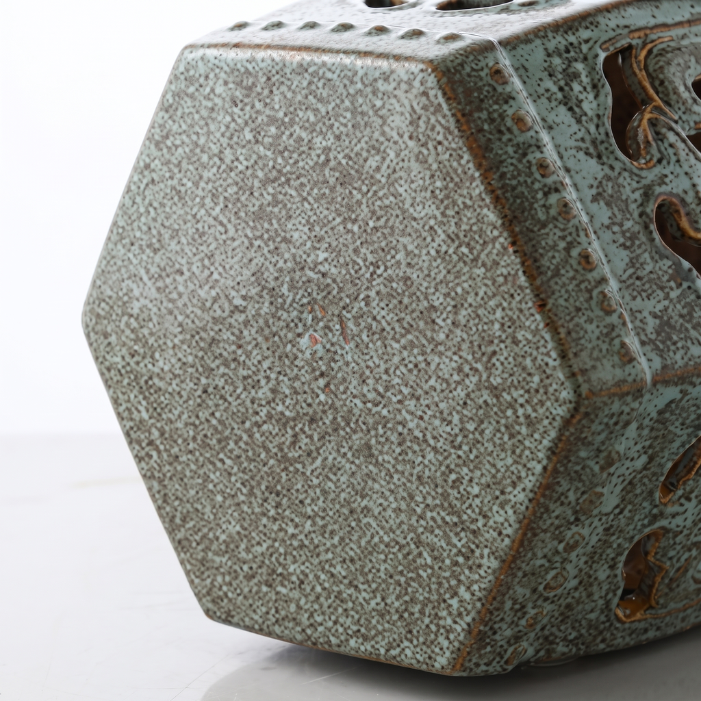 Jadelle Ceramic Garden Stool & Side Table