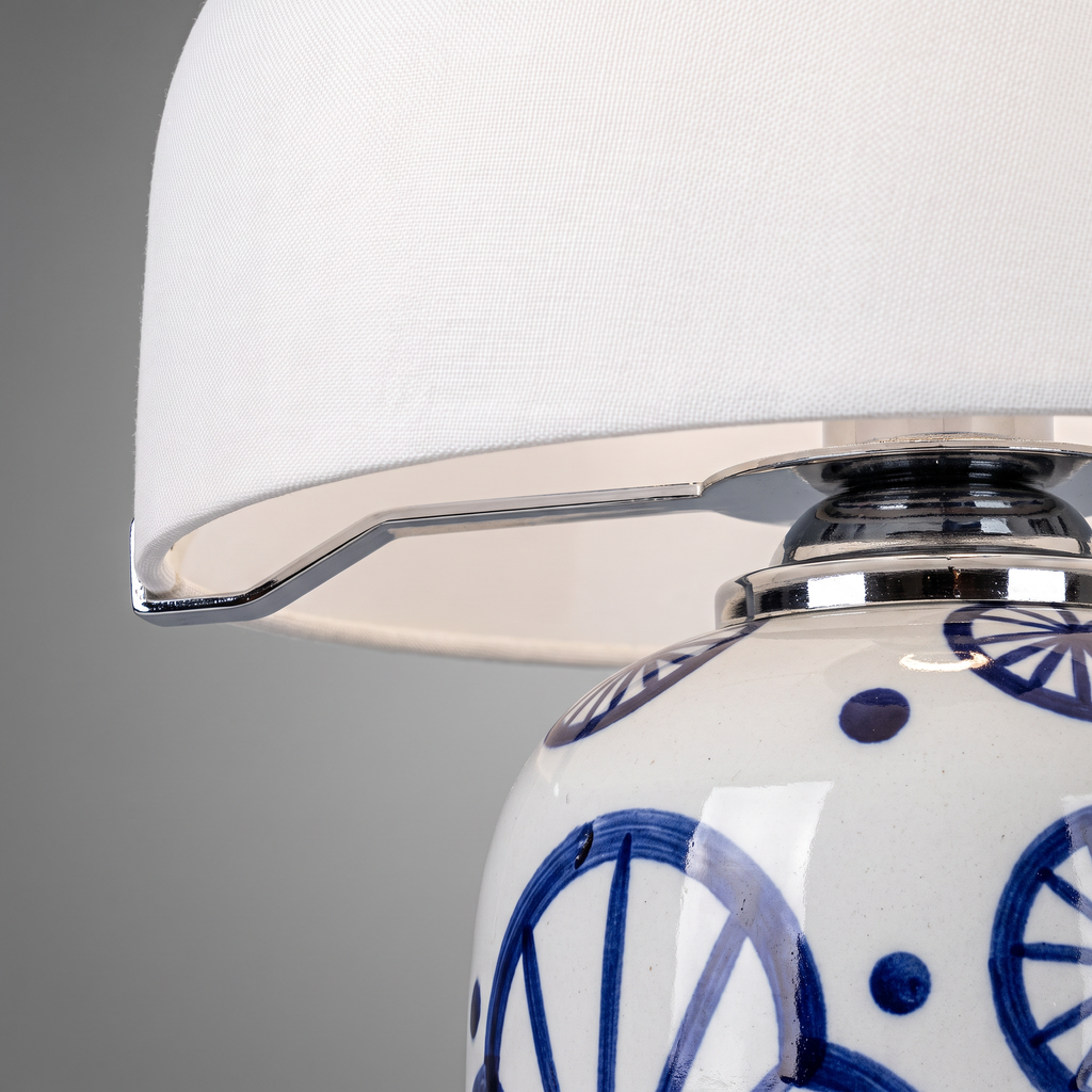 Cerunelle Azure Bloom Table Lamp