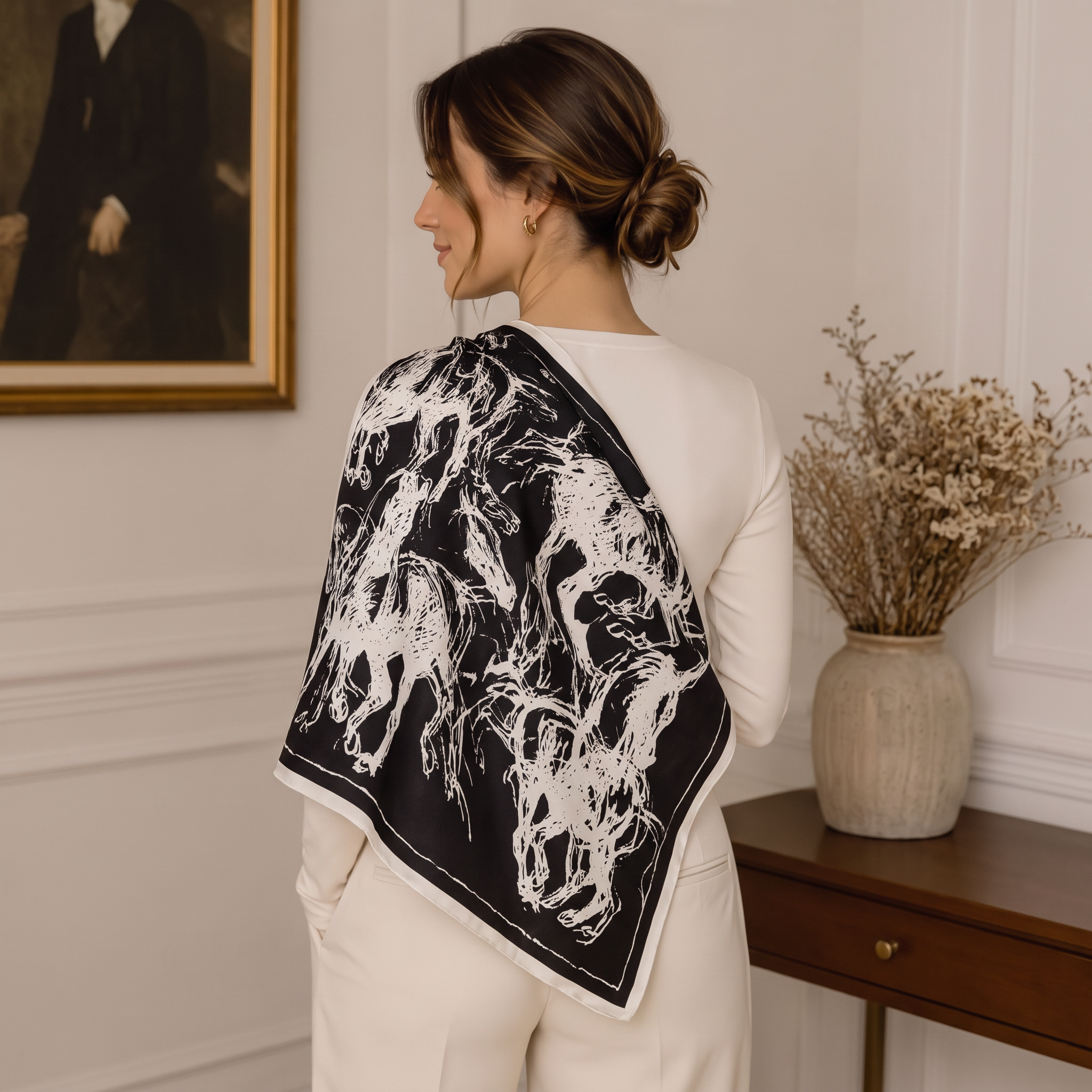 Equinox Equestrian Silk Scarf
