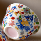 Imperial Garden Bloom Floravale Porcelain Gaiwan