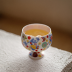 Imperial Garden Bloom Petalcrest Footed Porcelain Cup