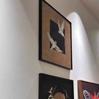 Butterfly Affection and Oriole Sentiment Wall Art 400x400