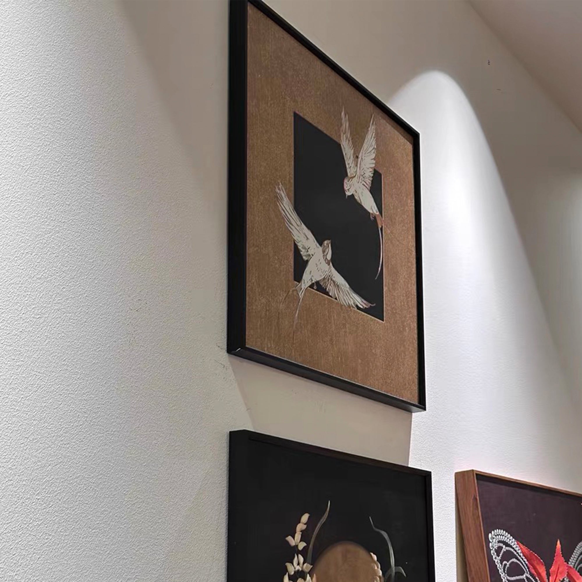 Butterfly Affection and Oriole Sentiment Wall Art 400x400