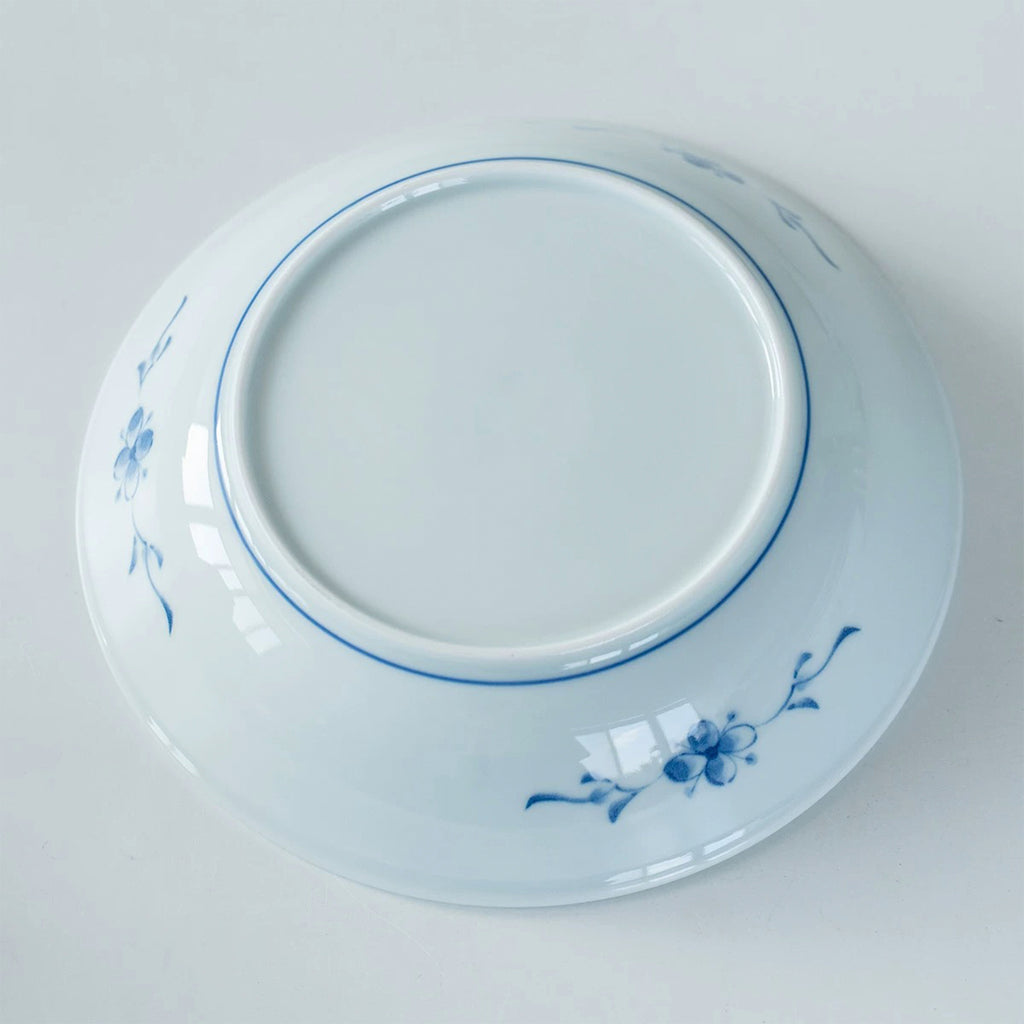 Blue and White Arabesque Deep Porcelain Plate