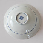Hand-Painted Indigo Pattern Plate