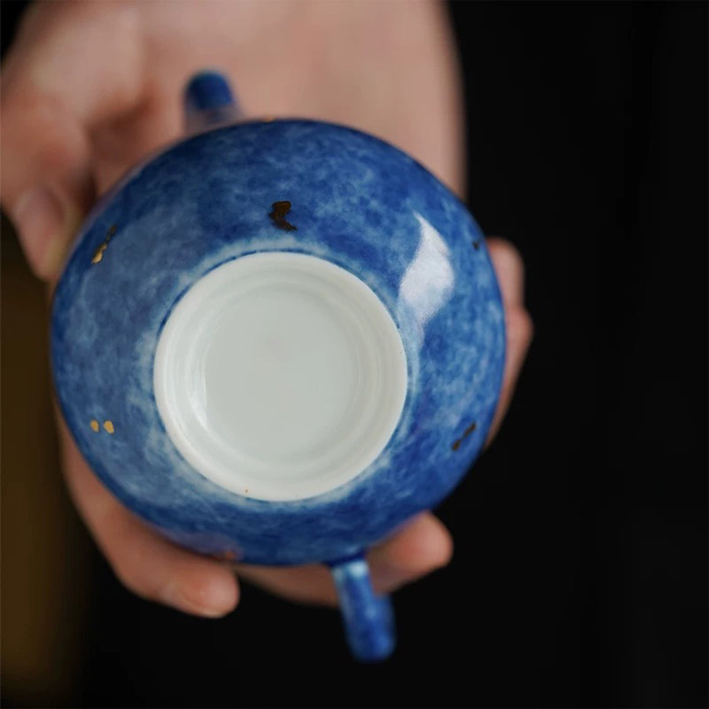 Snowflake Blue Tea Set