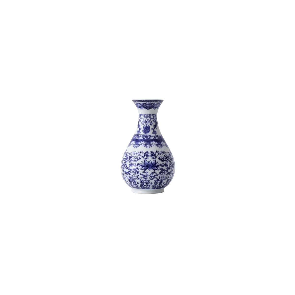 Vintage Blue & White Porcelain Wall Vase